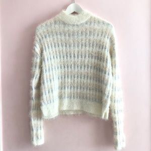 Candie’s Furry Long Sleeve Blouse
